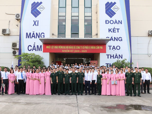 Xi măng Cẩm Phả tổ chức thành công Đại hội Đảng bộ công ty lần thứ III, nhiệm kỳ 2020 - 2025